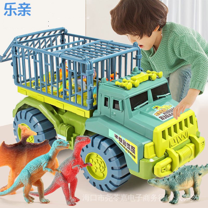 Juguete De Dinosaurio Tiranosaurio Rex Modelo Para Niños Camión De  Dinosaurios | Shopee México