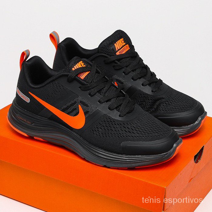 Zapatos Deportivos Nike Zoom 30X Originales Para Hombre De De Gran Tamaño-Negro Naranja | México