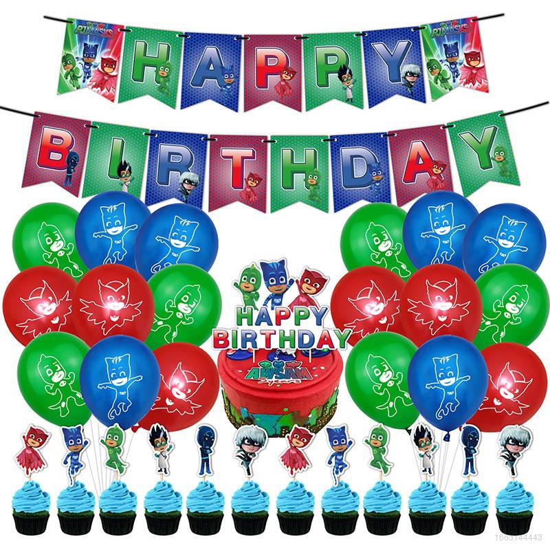 Juguetes y Regalos Fiestas de Cumpleaños Bautizos Bodas CAPRILO Set de 2 Piñatas Infantiles Decorativas para Cumpleaños PJ Masks Basic 35 x 19 cm Comuniones y Eventos.  Decoración Hogar. 