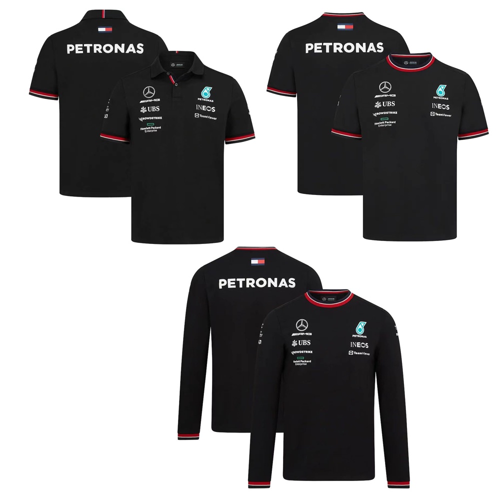 F1 jersey 2022 2023 Manga Larga Mercedes AMG Petronas F1 Equipo