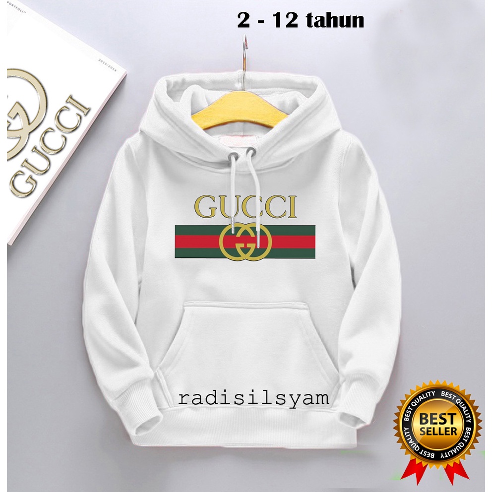 Suéter con capucha para niña de 2 a años/suéter de impresión serigrafía Gucci para niños/Chamarra infantil Gucci | Shopee México