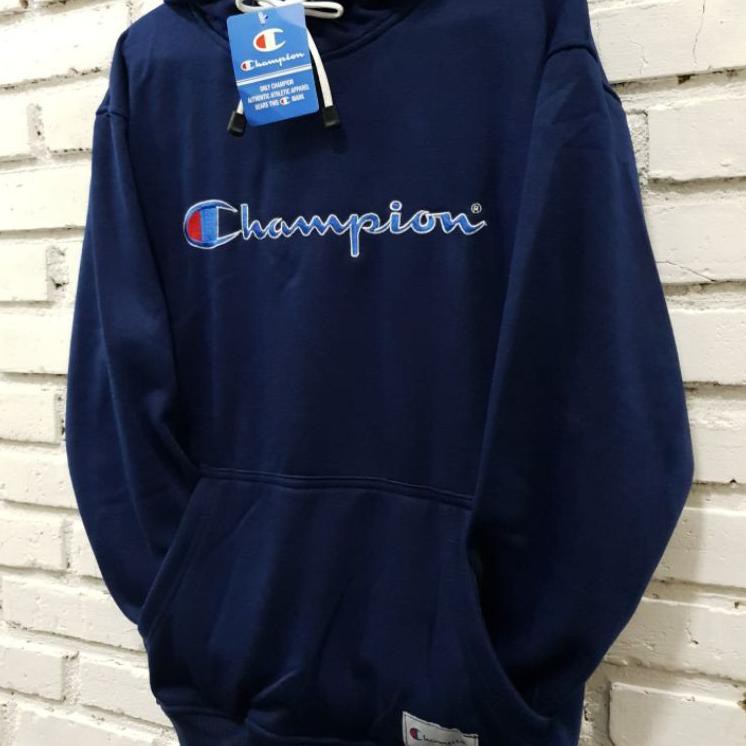 arte)! Champion Premium sudadera con capucha suéter de etiqueta completa bordado motivo - campeón suéter Chamarra (hombres y Shopee México