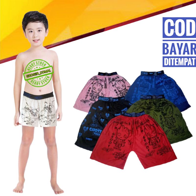 Calzoncillos bóxer niño 1-12 años | Pantalones cortos para niños pantalones cortos diario relajado bóxer bebé chicos hombres mujeres