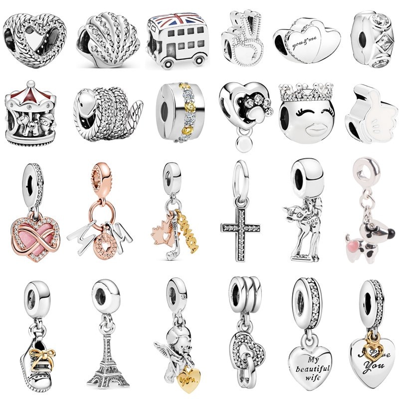Spacer Charms, Spacers for Charm Bracelet