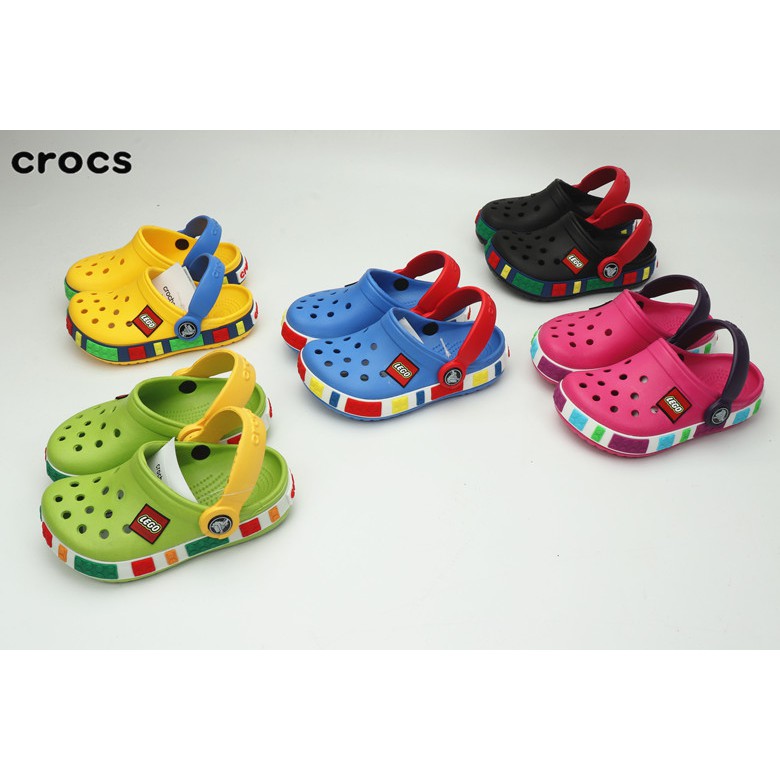 Crocs/crocs Lego/sandalias cocodrilo/sandalias para niños/ sandalias de goma para niños/Crocs Kids | Shopee