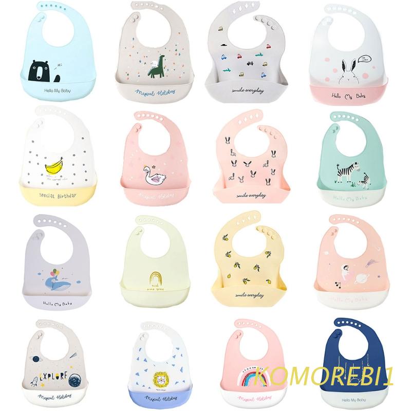 Komo Reutilizable Impermeable Bebe Babero De Grado Alimenticio De Silicona Bebe Bolsa De Comida Facilmente Limpie Anti Manchas Nino Alimentacion Baberos Accesorios De Ropa De Bebe Shopee Mexico