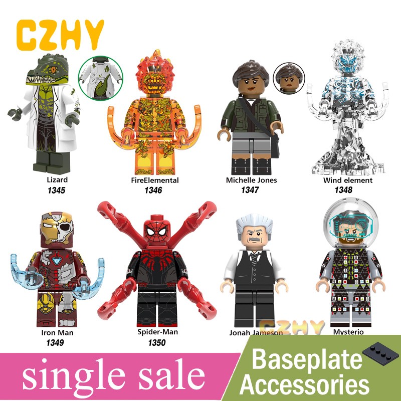 Spider-Man Minifigures Super Heroes Lizard Mysterio Juguetes Conjuntos Para  Niños Regalos X0268 | Shopee México