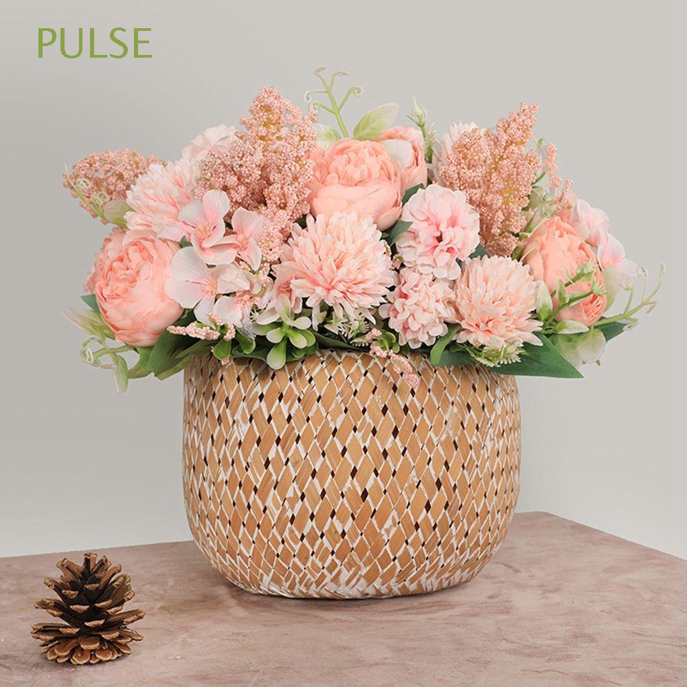 PULSE alta calidad flores artificiales manos de novia rosas de seda Rosas  Ramos casas de fiestas DIY accesorios fotográficos retro decoraciones de  bodas flores artificiales | Shopee México