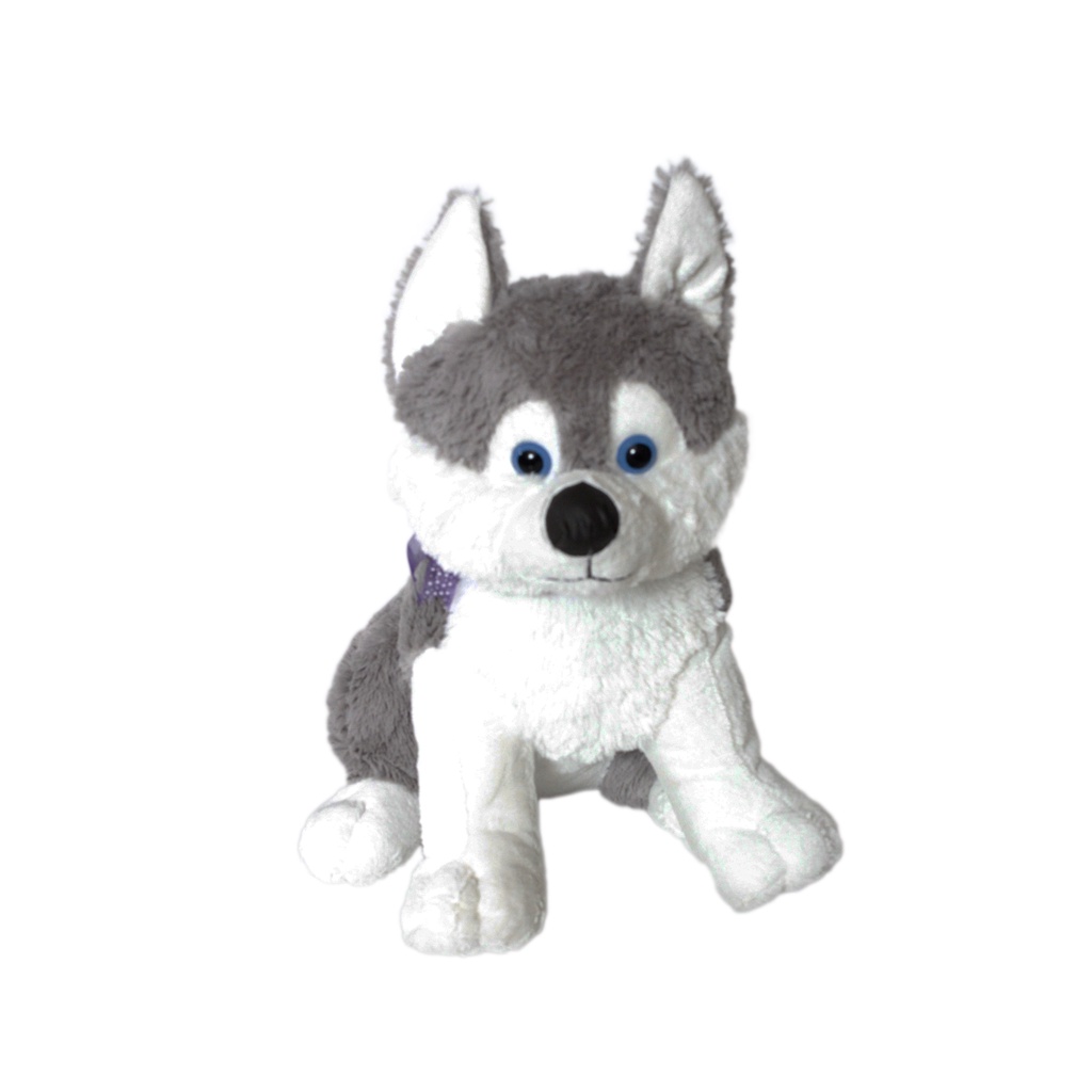 Perro husky siberiano grande de peluche con sonido 50cm Shopee México