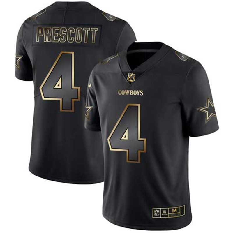 M] NIKE DALLAS COWBOYS DAK PRESCOTT QB Salute To Service Jersey Military  Green 655419140771