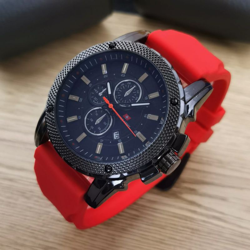 Sa-yl98 Crono hombres moda relojes deportivos variaciones de caucho Strapn  incluye caja | Shopee México