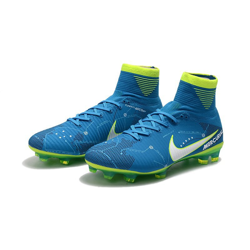 Nike Mercurial V Neymar Hombres Y FG Zapatos De Azul Verde IJPb UIDF YJGL | Shopee México