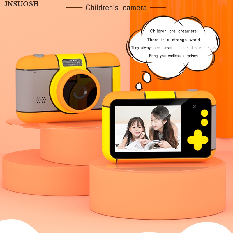 Infantil Cámara Digital con 32GB Tarjeta de Memoria y Pantalla de 2.4 Pulgadas Videocámaras Juguetes para Niñas Cumpleaños Regalo Naranja XDDIAS Cámara de Fotos para Niños 