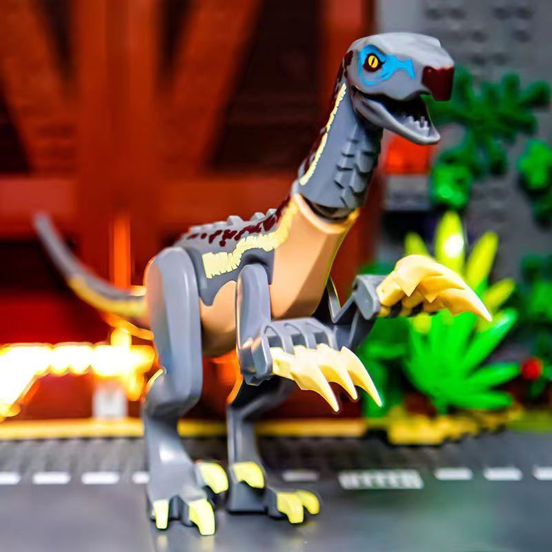 Juego Construccion Puzzle Dinosaurios Incluyen Tiranosaurio Rex Velociraptor y Triceratops para Niños y Niñas 3 Años Vanplay Dinosaurios Juguetes con Taladro Eléctrico 