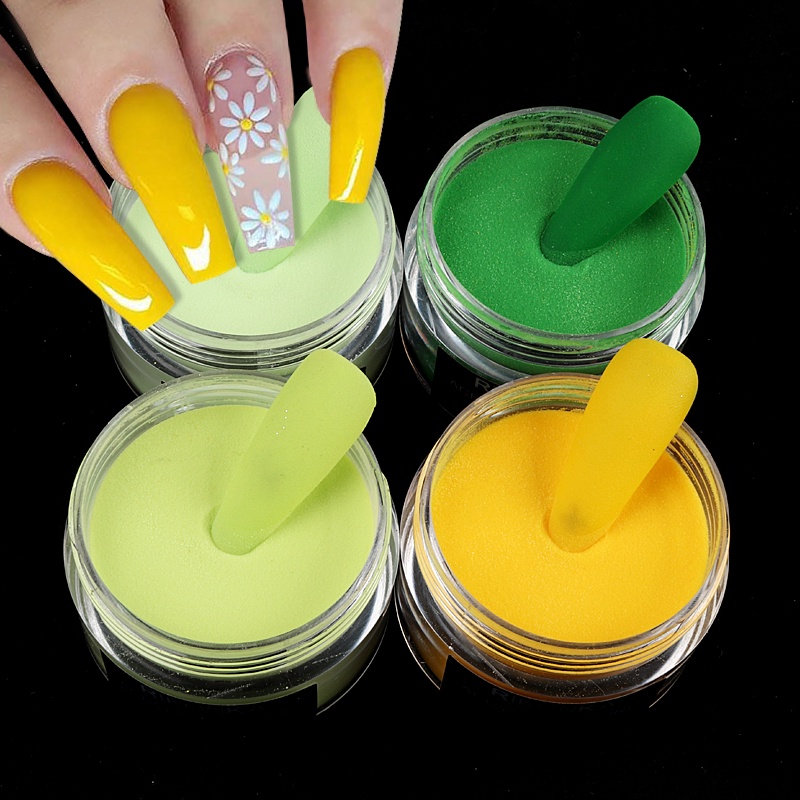 15g Polvo Acrílico Amarillo Extensión De Uñas Cristal Inmersión En Pigmento  Arte Talla Decoraciones Iluminando Color 2021 | Shopee México