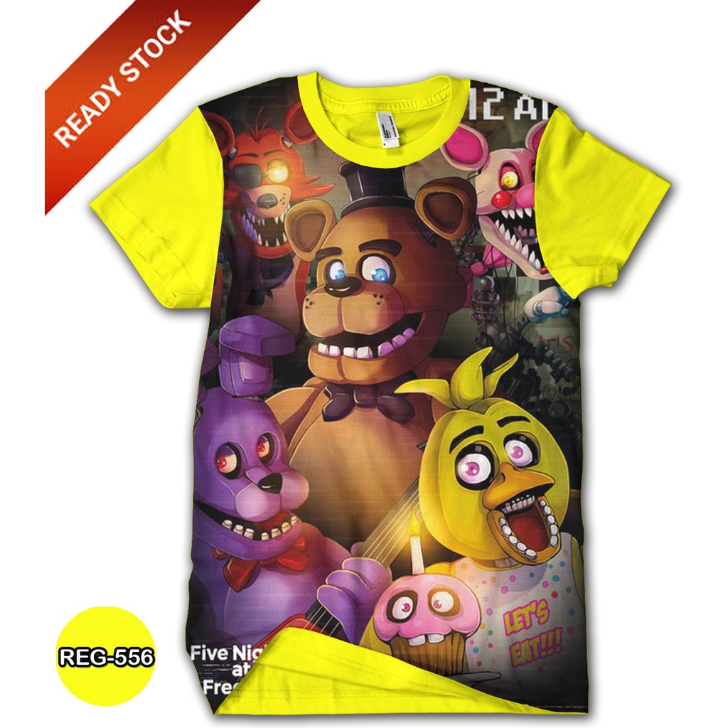 Five Nights at Freddy's Children's Children's camiseta FNAF juego Horror  Series adulto REG-556 | Shopee México