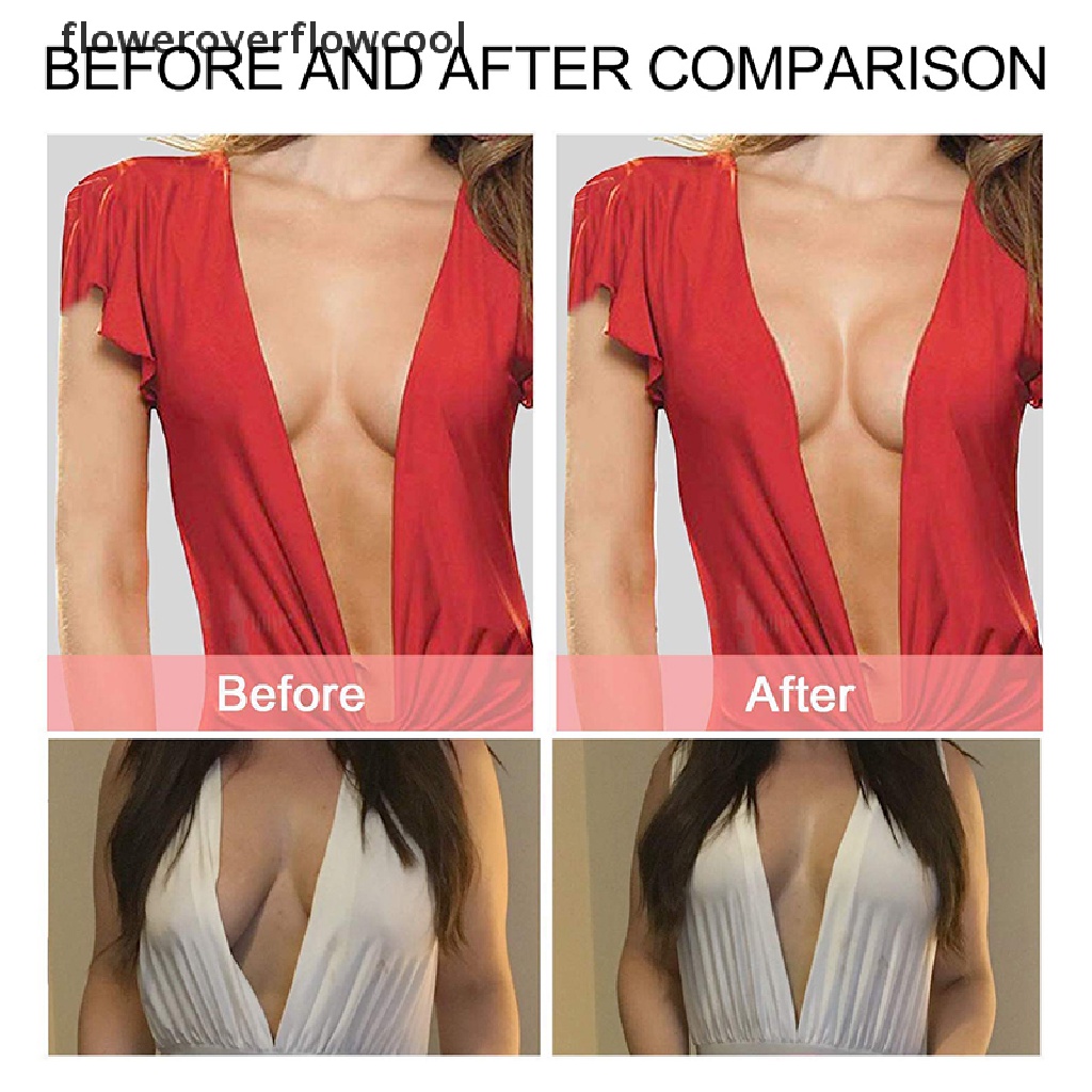 boob tape before and after