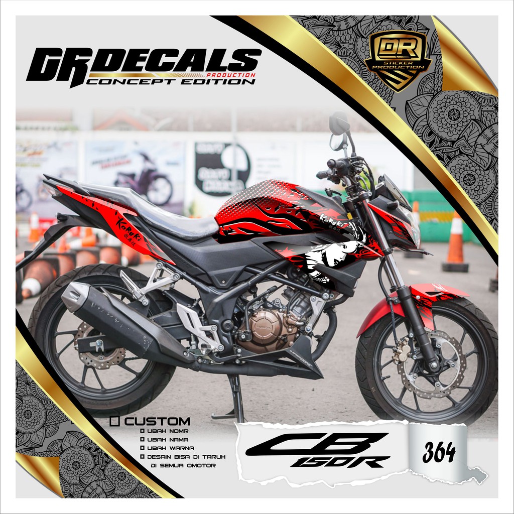 Cb 150 R Nuevo Incendio Callejero Calcomania De Cuerpo Completo Cb 150r Streetfire Kabuki Shopee Mexico