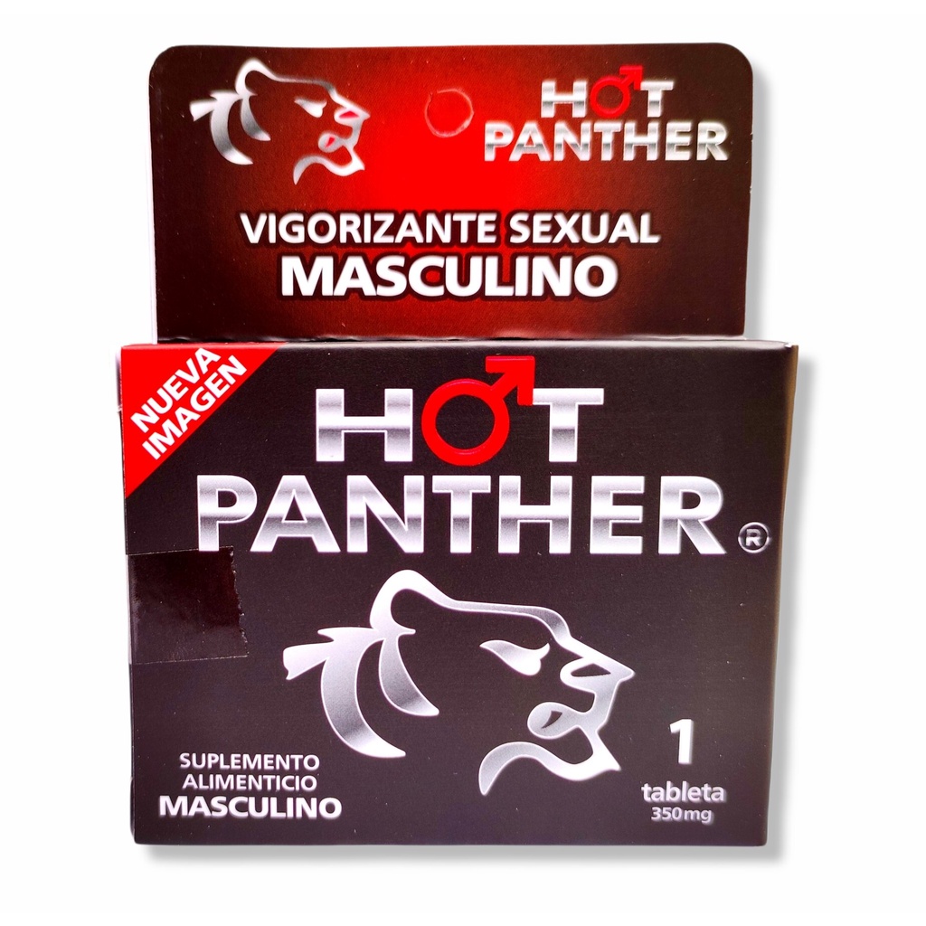 Pastilla Vigorizante Hot Panther Ereccion Firme Retardante pastilla