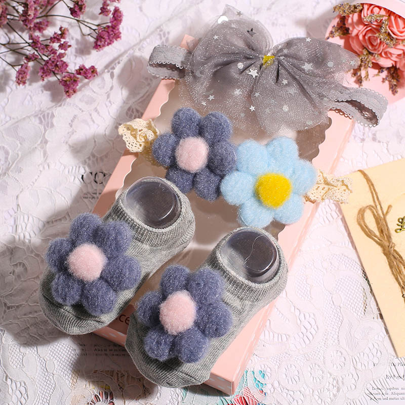 para fotografía oobest diseño de Flor con Lazo Calcetines Antideslizantes para bebé recién Nacido 