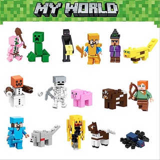 Mini Figuras Minecraft Lego Shopee Mexico