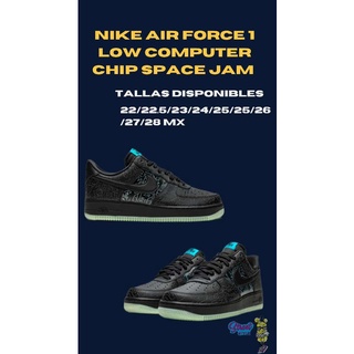 space jam computer chip af1