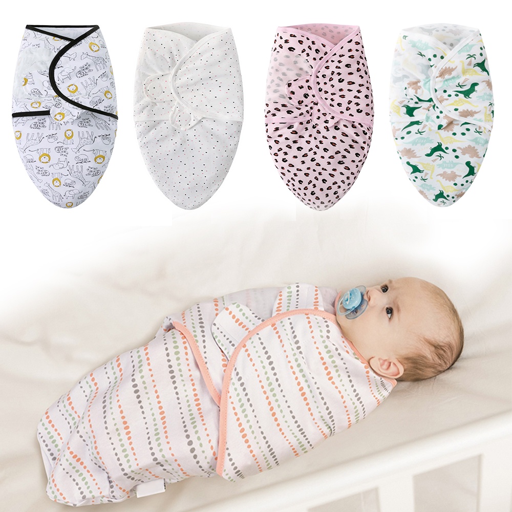 Simple Joys by Carter's Mantas de algodón para Envolver bebés niñas 