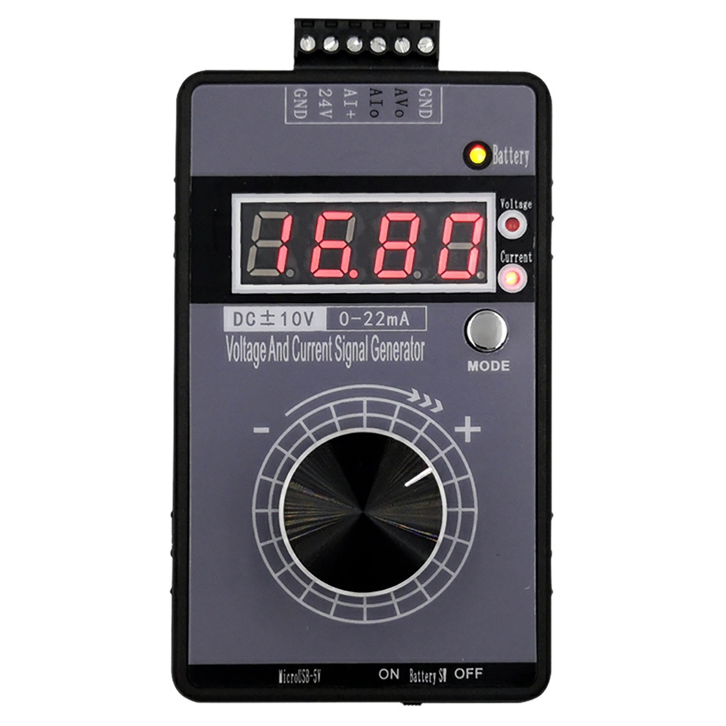 transmisor de corriente 0-20mA Tensión de 4-20mA Portátil Profesional-Generador de señal 