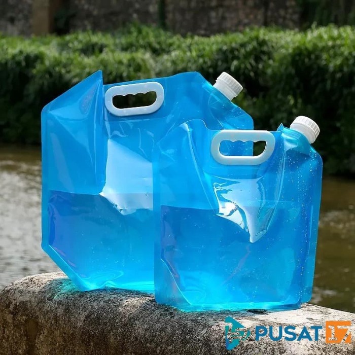 plástico agua plegable agua / tanque de agua portátil 5 litros - 5 litros | Shopee México
