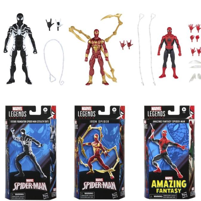 Hasbro Marvel Legends Series Spider-Man Iron Spider 6-in Action Figure ...