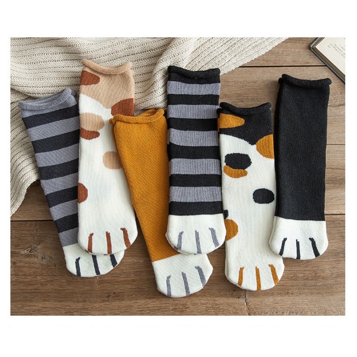 Calcetines coreanos para mujer/calcetines de estilo gato/calcetines únicos con carácter lindo/calcetines calidad para mujer Shopee México