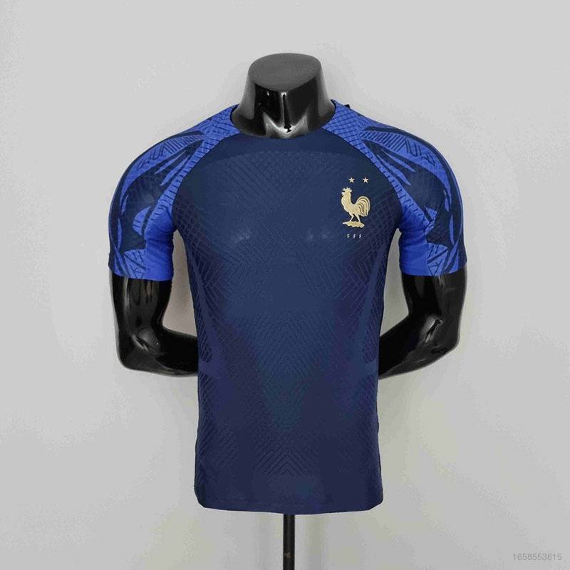 Lindo 2022-2023 Francia Versión Jugador Camiseta Fútbol Ropa De Entrenamiento Tops Jersey De Unisex Talla Grande
