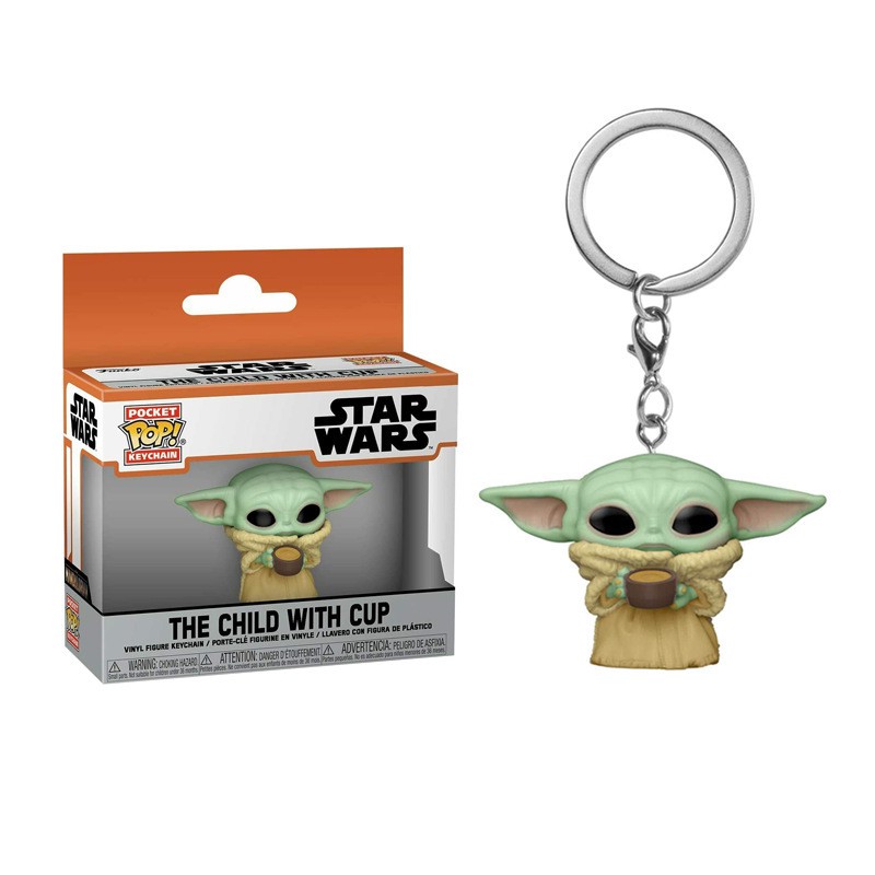 Funko Pop Star Wars Yoda Baby Keychain Action Figure Keyring Toys Model Dolls Shopee Mexico