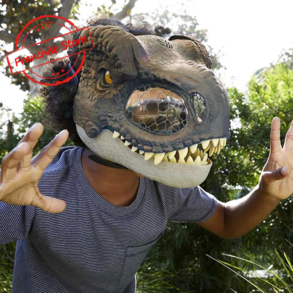 Máscara De Dinosaurio Con Boca Móvil Halloween Cosplay Props S1Z4 | Shopee  México