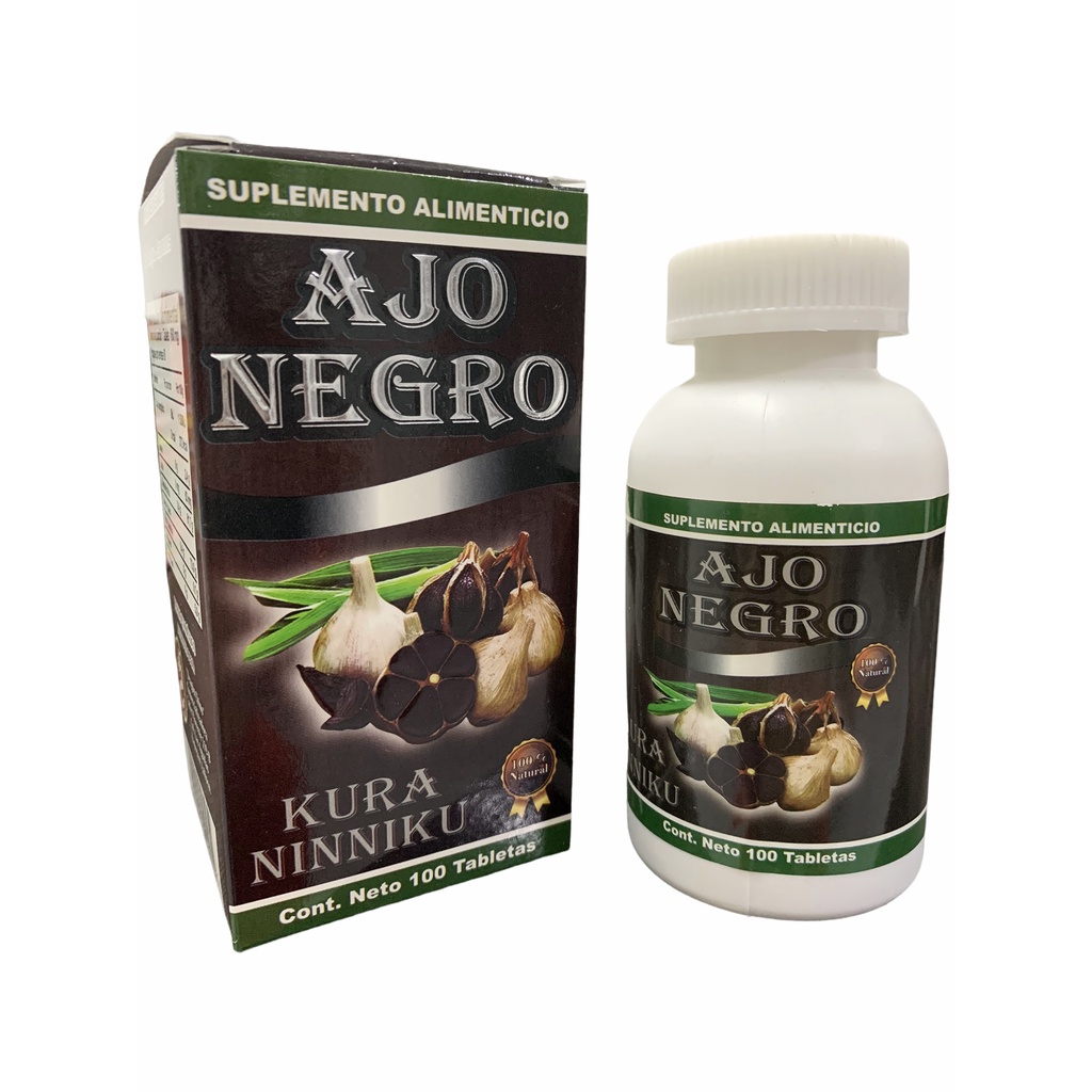 Ajo Negro Japones Kura Ninniku Original Con 100 Tabletas Shopee México