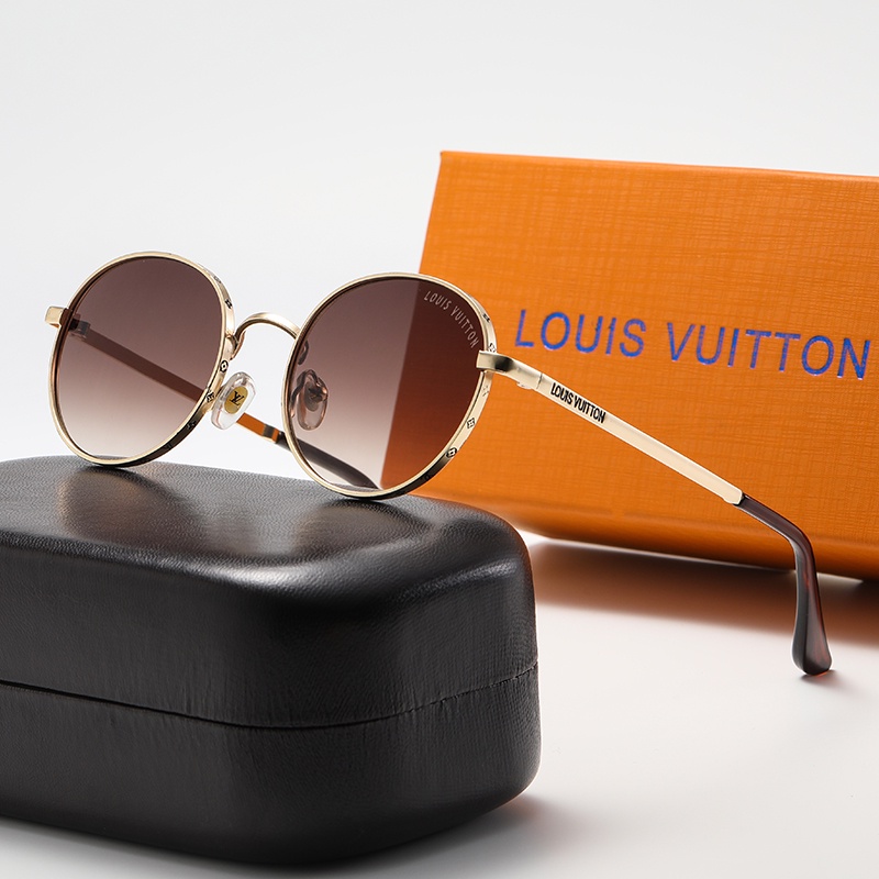 2023 Nuevo LOUIS VUITTON Cuadrado Marco Grande Lentes De Sol De Gama Alta  De Lujo Populares Viaje Al Aire Libre 1486