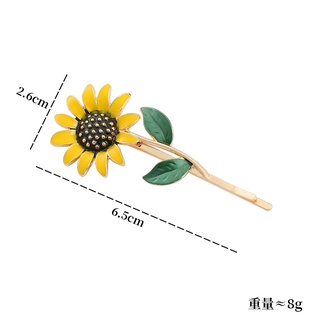 Horquilla De Metal Para El Cabello Accesorios De Dibujos Animados Girasol  Palabra Clip Lateral Joyería Peonía Flor Loto Regalos Para Amigos | Shopee  México