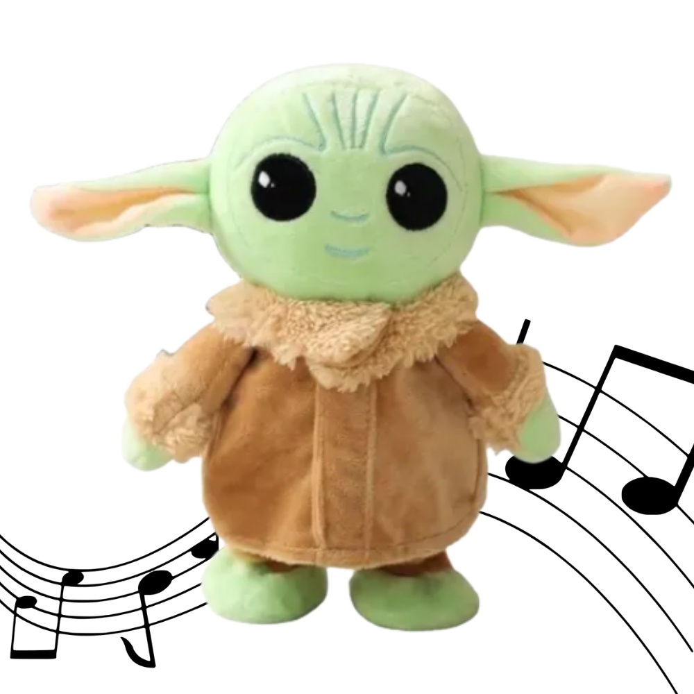 Baby Yoda juguete interactivo peluche camina y repite lo que escucha ...