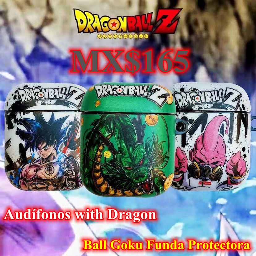 Anime Dragon Ball Goku Funda Protectora + Mini Audífonos Inalámbricos  bluetooth tws inpods i12 Para xiaomi O Android  | Shopee México