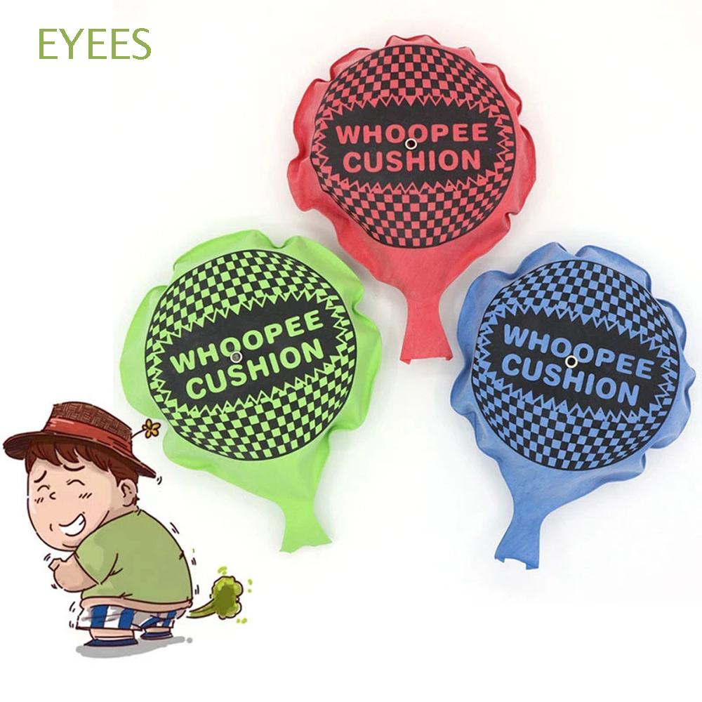 Juguetes y juegos plástico no tóxico broma autoinflable juguete de pedos para  niños y adultos,Whoopie hace sonidos de gas más bola hinchable 327-1p para  broma ?Color aleatorio? Cojín de pedos,Whoopee Cushion 