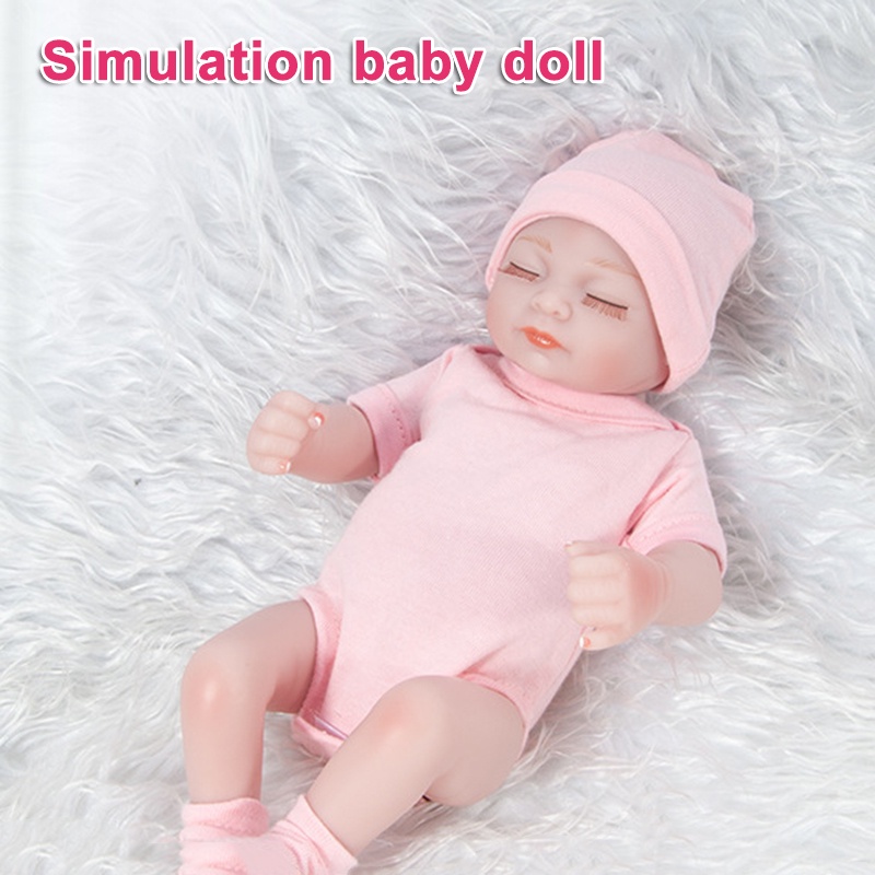 Bebé Reborn Muñecas Realista Renacido De Silicona Completa 28cm 