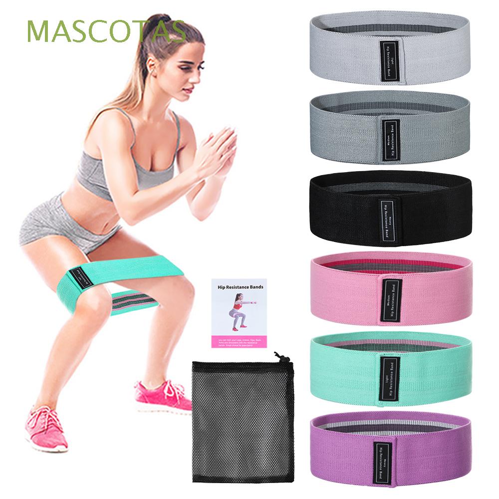 Resistance Yoga Anti-slip Circles Rubber Band Elastic Hipband Hip Circle Bands