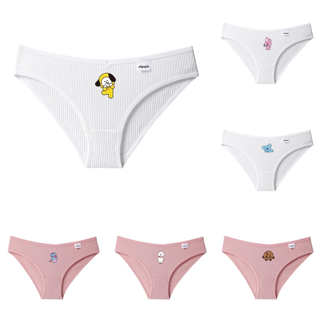 BTS BT21 Bragas De Sexy Calzoncillos De Mujer | Shopee México