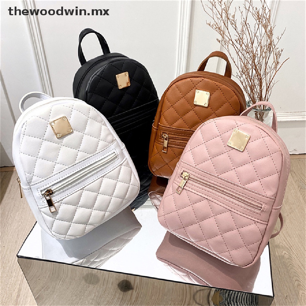 Mini Mochila Pequeña Multifunción De Cuero PU Para Mujer MX | Shopee