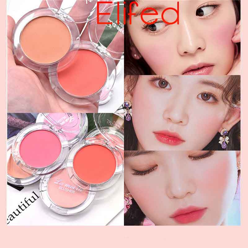 6 Colores Lindo Mate Monocromo Rubor Melocotón Palete Cara Pigmento Mineral  De Mejilla Polvo Maquillaje Profesional Rosa Colorete | Shopee México