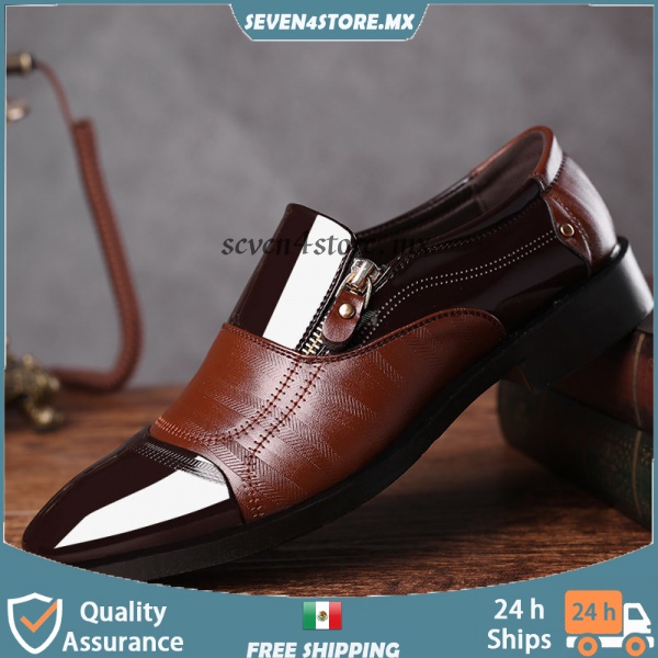 Lluvioso General ven Italiano zapatos para los hombres marrón charol deslizamiento en los hombres  zapatos de vestir zapatos de negocios hombre formal schoenen heren zapatos  oxfo | Shopee México