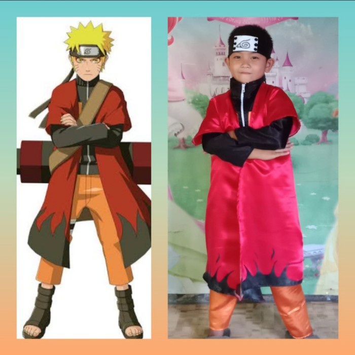 Último Naruto Shippuden Uzumaki Cloak Cosplay disfraz japonés Anime niños -  rojo, S WIBU | Shopee México