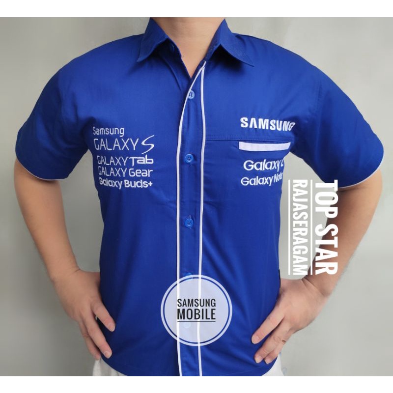 Jolly Neglect Embed Samsung bordado camisa uniforme comunidad HP trabajo Gadget PDH | Shopee  México