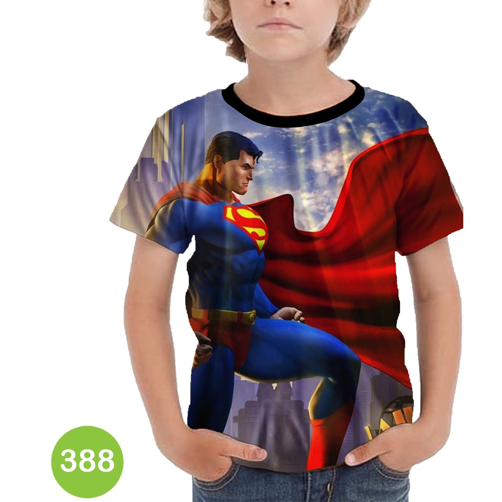 Superman impresión 3D 3D de dibujos animados serie de TV 388 ropa de niños  | Shopee México