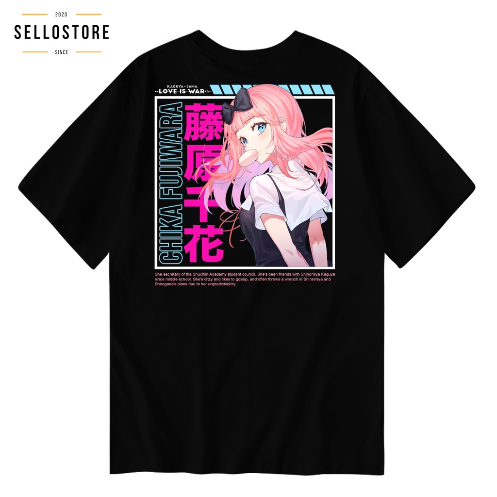 Kaguya-sama FUJIWARA CHIKA camiseta Anime ropa Original Wibu Series  camiseta hombres camiseta Distro japonés Manga ropa Tops hombres mujeres  Unisex adulto niños Distro marca Manga corta japón Anime camisetas | Shopee  México